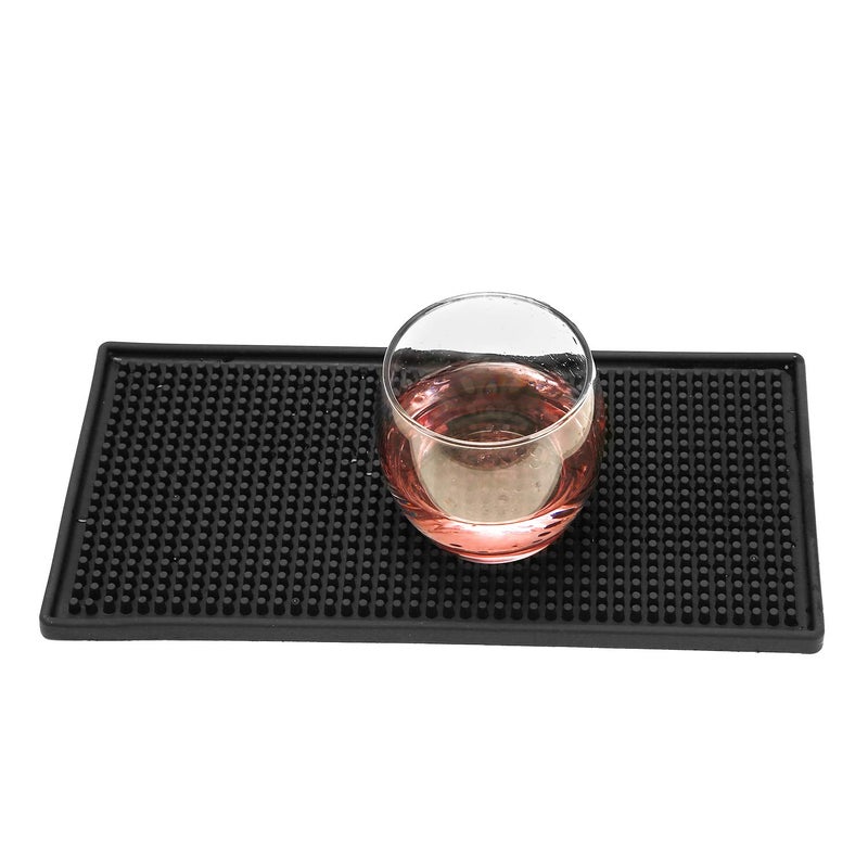 KINJOEK 2 Packs 6 x 12 in Bar Mat, Non Slip Bar Service Spill Mat Drying Mats for Countertop Cocktail Bartender Coffee Beverages - Image 5